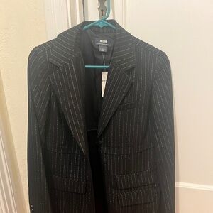 Maeve Black pinstrip blazer